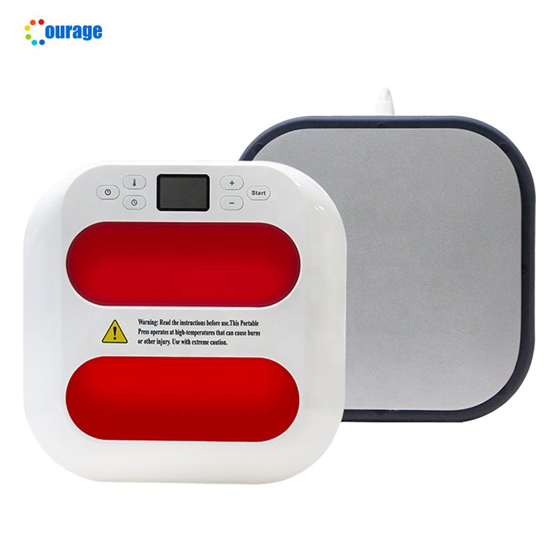 Square 9*9 inches heat press machine sublimation iron for shirt