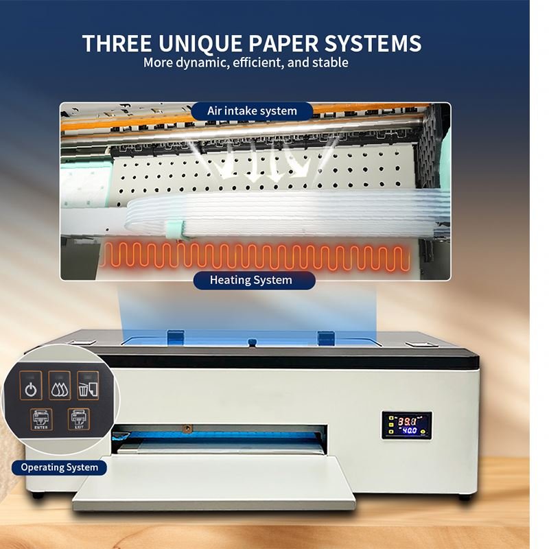 A3 Desktop Heat Transfer pet film for dtf printer heat transfer printing Dtf Printer For Textile Fabric T-Shirt Printing