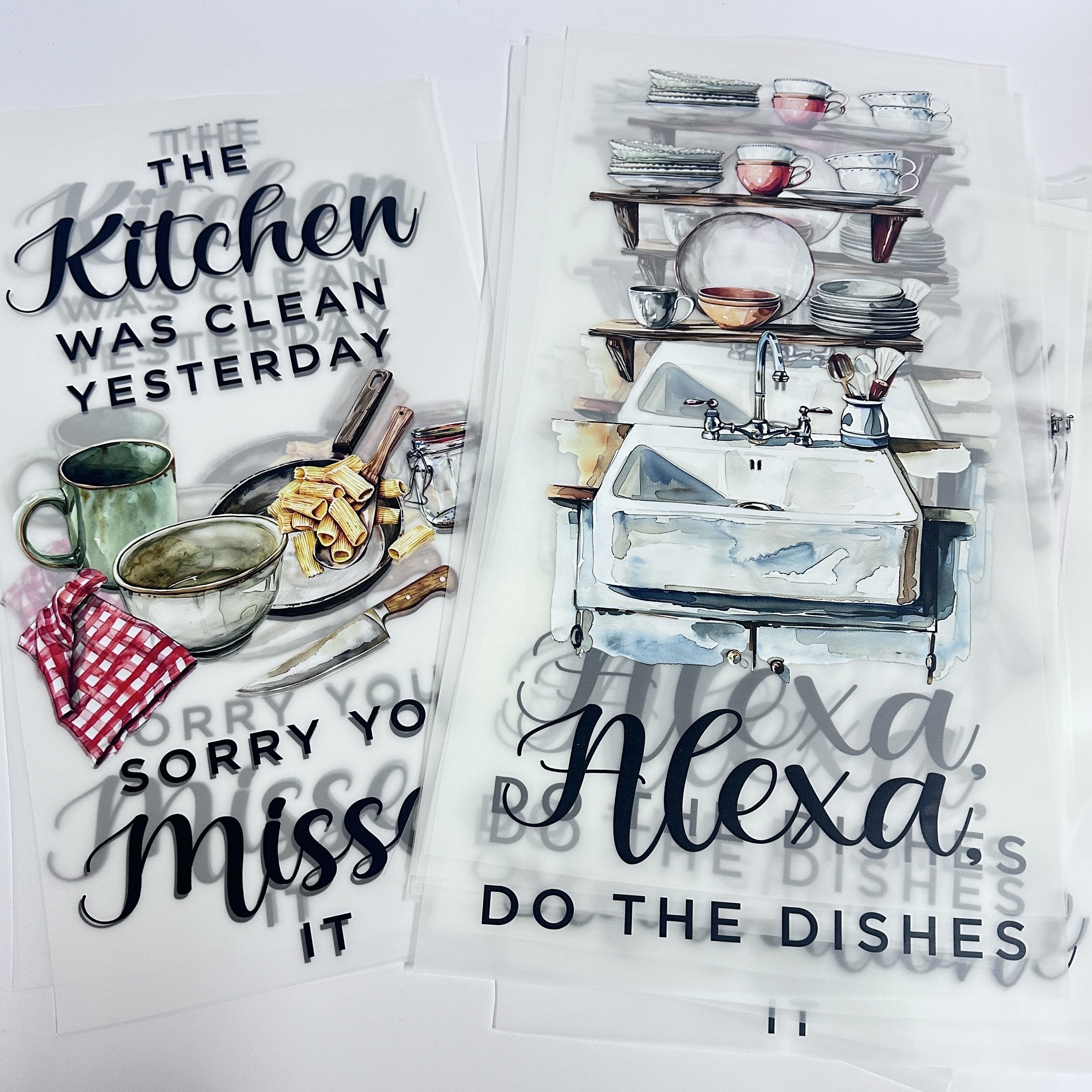 Fast Sample Custom DIY Creative Logo Plastic DTF digital Heat Transfer Printing Ready To Press Heat Transfer Design for Clothing