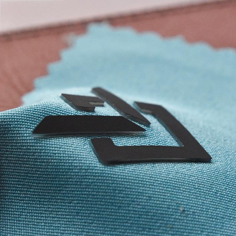 Custom 3D Raised Logo Silicone Heat Transfer Stickers Transfer Printing Screen Print Clothing Labels