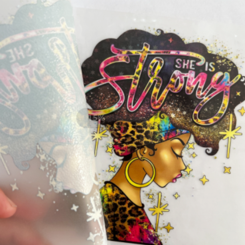 Wholesale custom printable plastisol vinyl film designs sticker logo dtf heat transfer designs for t shirts