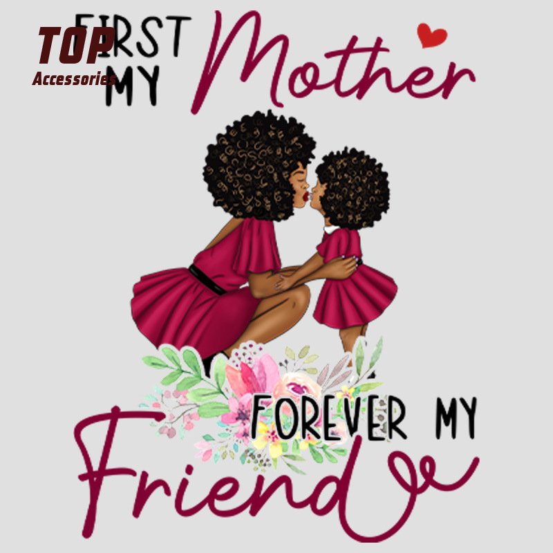 High Quality Custom Silicone Rubber Tagless Labels Screen-Printed DTF Heat Transfer Vinyl Iron Sticker for Mom & Child Garments