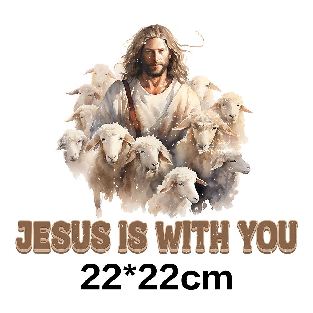 Custom Size Christian DTF Transfer Vinyl Heat Transfer Printing for Clothes Garments and Bags Made of Plastisol