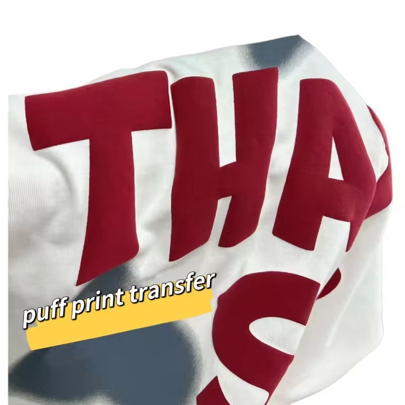 juneteenth heat transfer clothing brands logos raised embossed puff printed tshirts multicolor heat transfer garment labels
