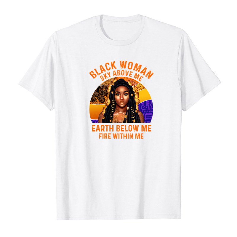 Free Sample Black Women Designs Wholesale DTF Transfer Printing Cold Peel Custom Logo Plastisol Heat Transfers for T Shirt