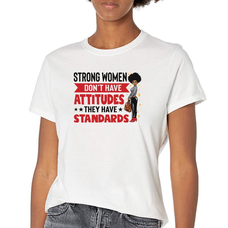 Free Sample Black Women Designs Wholesale DTF Transfer Printing Cold Peel Custom Logo Plastisol Heat Transfers for T Shirt