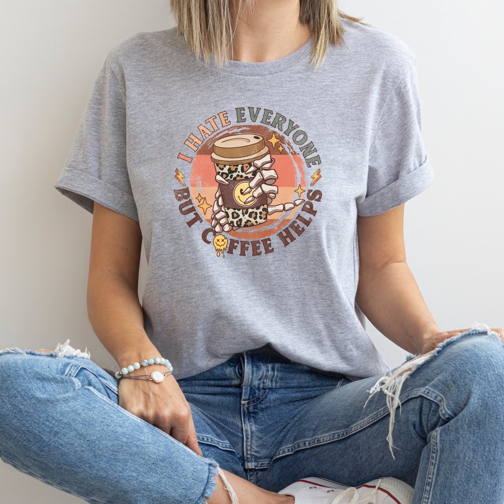 Mother's Day Coffee Designs Custom Iron On Sticker Ready To Heat Press Plastisol DTF Print Heat Transfer Stickers For T-shirts