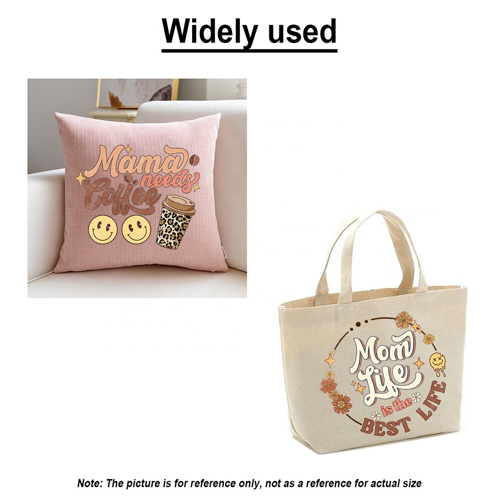 Mother's Day Coffee Designs Custom Iron On Sticker Ready To Heat Press Plastisol DTF Print Heat Transfer Stickers For T-shirts