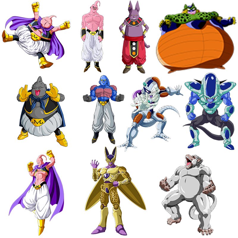 Wholesale High Quality Dragon Ball Heat Transfer Stickers Screen Printing DTF Heat Transfer for Clothing T-Shirts