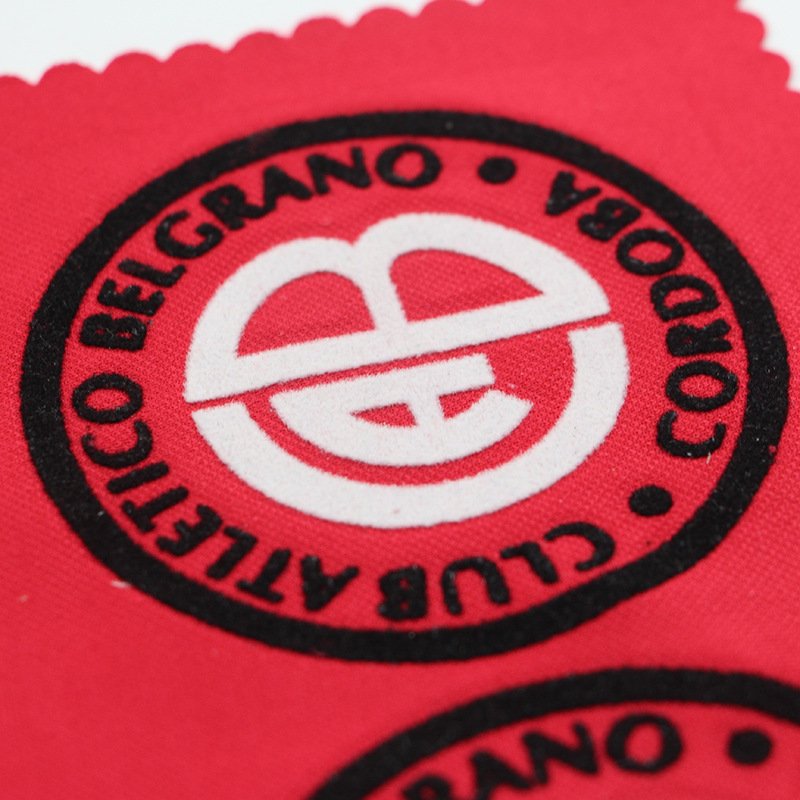 Personalized Design Heat Transfer Printing Custom Football Team Club Logo 3D Flocking Patch