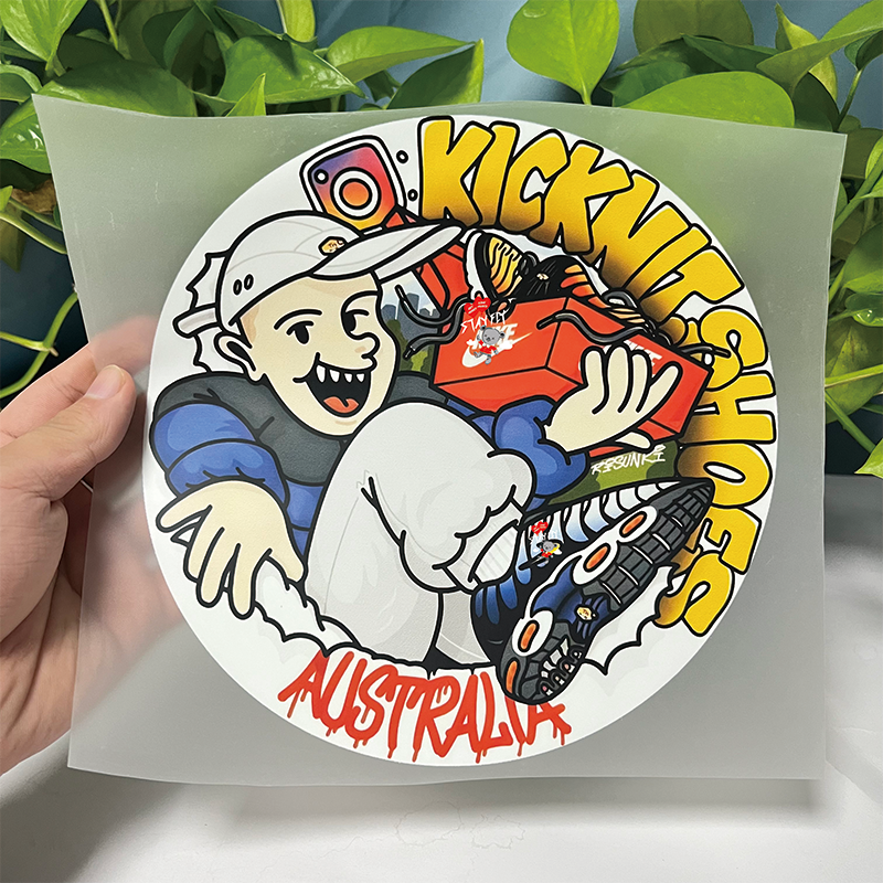 Factory Custom Hot press Clothing label Plastic heat transfer sticker Dtf Transfers Wholesale Dtf Transfer Designs For T Shirts