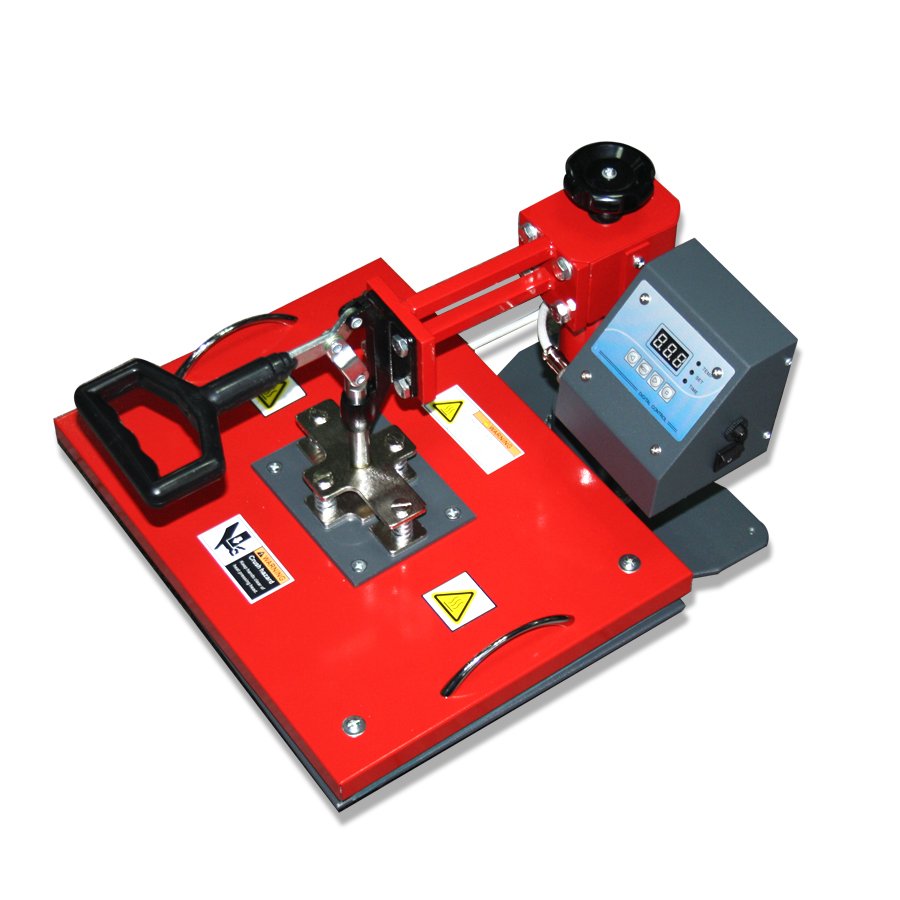 Topjlh professional 8 in 1 Combo Heat Press Machine high efficient sublimation printing for Caps Phone cases T-Shirts