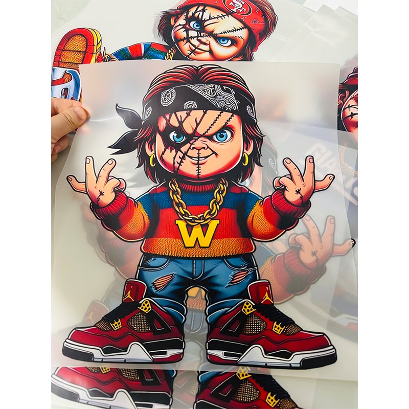 High Quality soft CustomVinyl sticker ready to press heat transfer designs Heat Transfer Dtf Transfers Printing