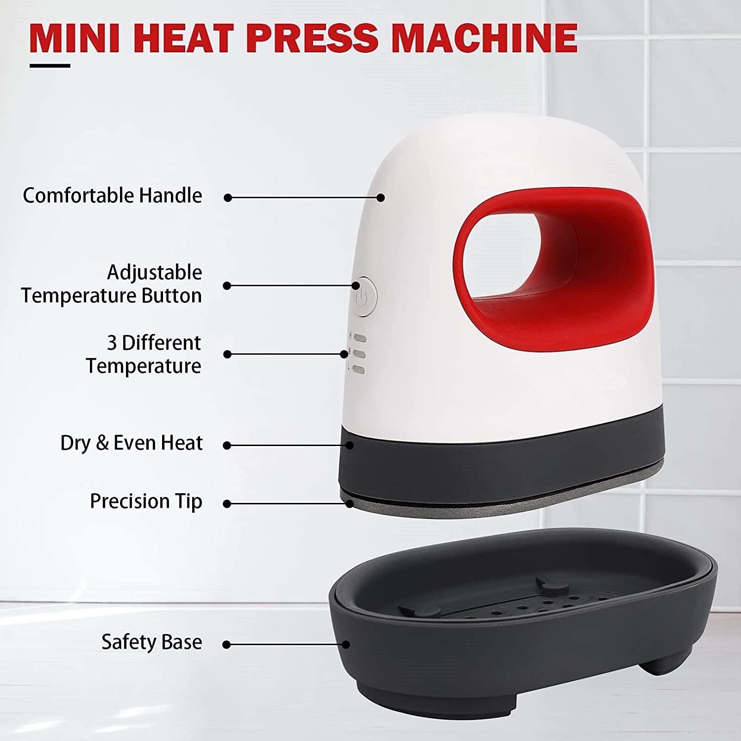 Easy Press Machine With Printer Mini Portable Iron Heat