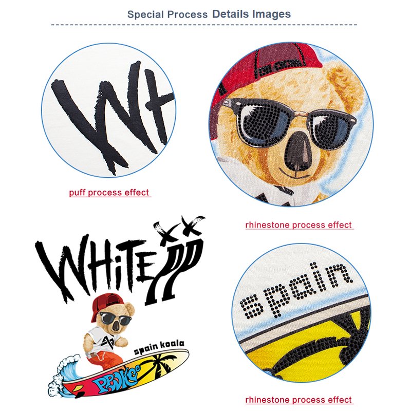 Yunshang custom dtf designs stickers iron on transfer print on t-shirt heat transfer on clothing labels custom logo