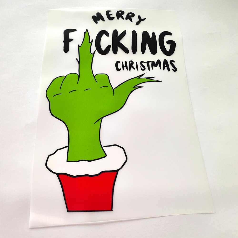 custom dtf transfers designs ready to press Christmas sticker dtf heat transfers for t-shirts