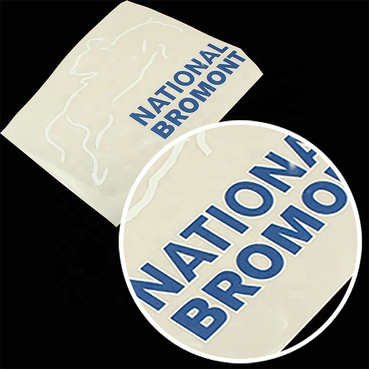 Custom Reflective Printing Logo Heat Transfer Labels for Clothing