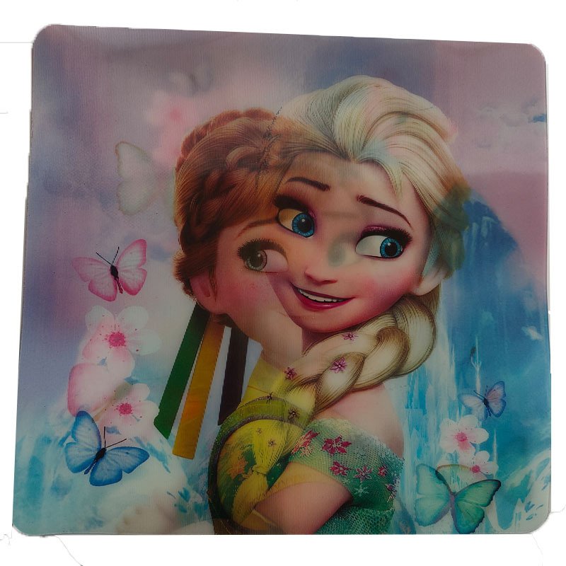 Custom Design Plastic Clothing 3d lenticular heat transfer printing soft TPU PVC patch