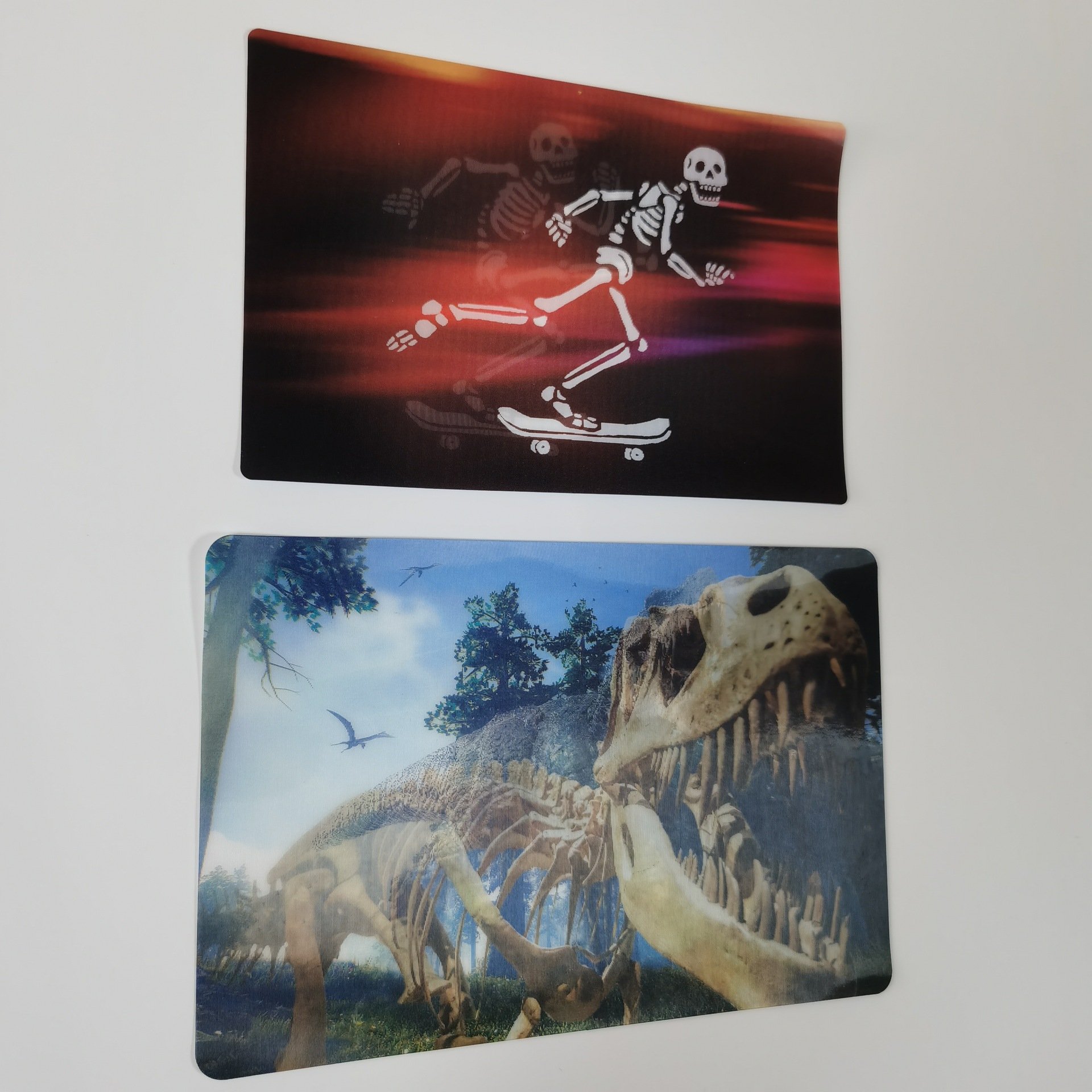 Custom Design Plastic Clothing 3d lenticular heat transfer printing soft TPU PVC patch