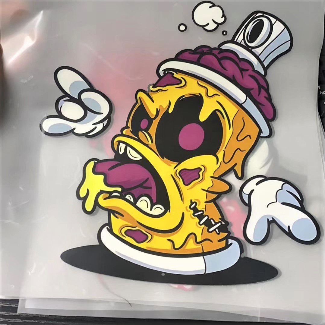 custom logo sticker screen print transfers transfer printing dtf prints ready to press dtf sticker for t shirts
