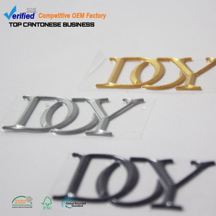 3D Garment Labels Wholesale Custom Rubber Silicone Heat Transfer Printing Clothing Letters Logo for Clothes