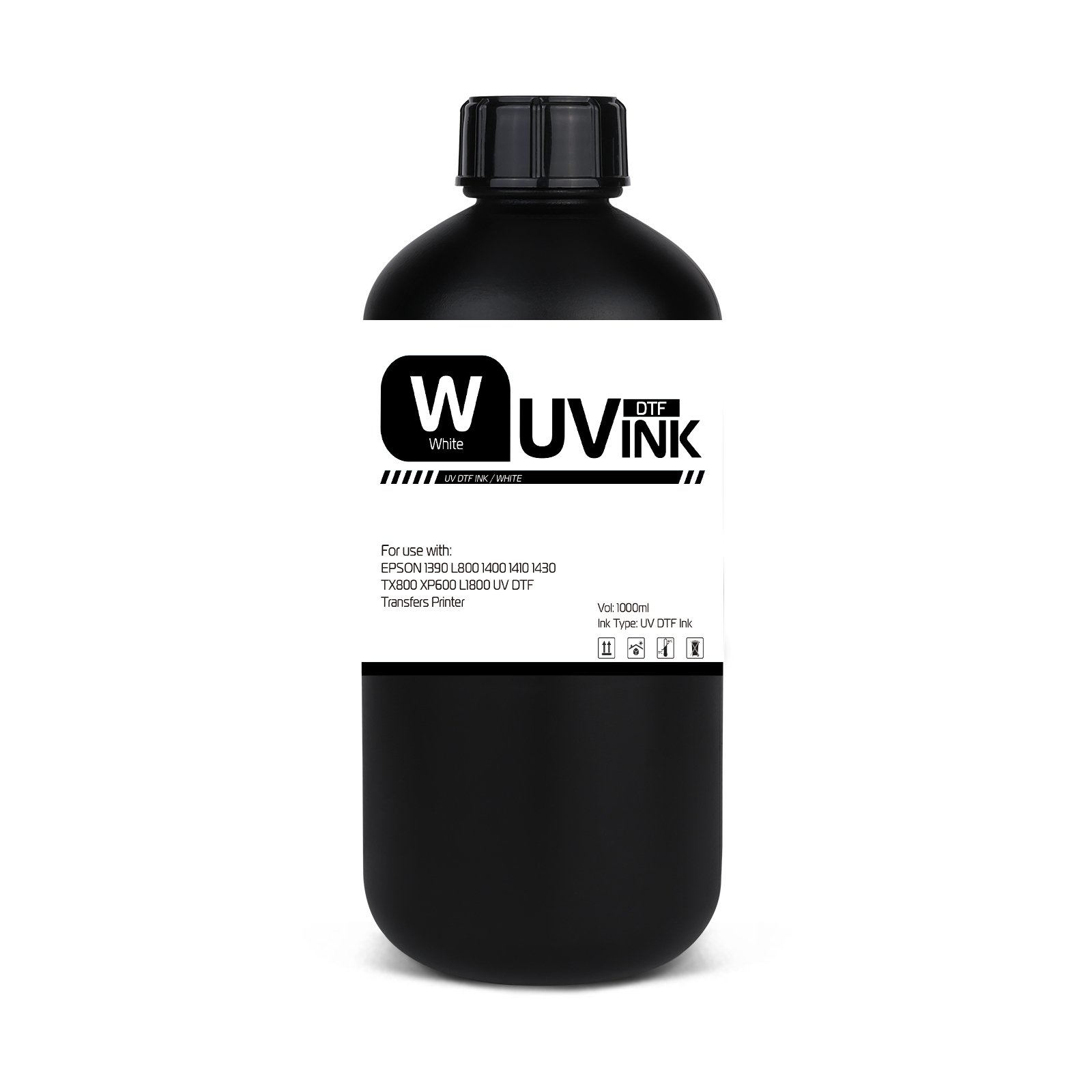 Winnerjet UV DTF Ink 1000ML For Epson 1390 L800 1400 1410 1430 TX800 XP600 L1800 UV DTF Transfers Printer