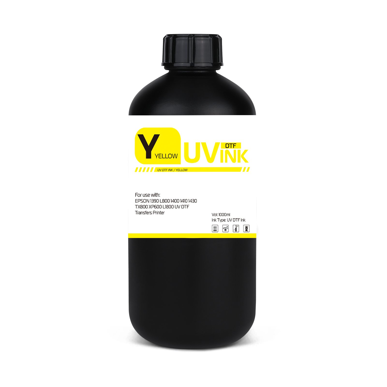 Winnerjet UV DTF Ink 1000ML For Epson 1390 L800 1400 1410 1430 TX800 XP600 L1800 UV DTF Transfers Printer