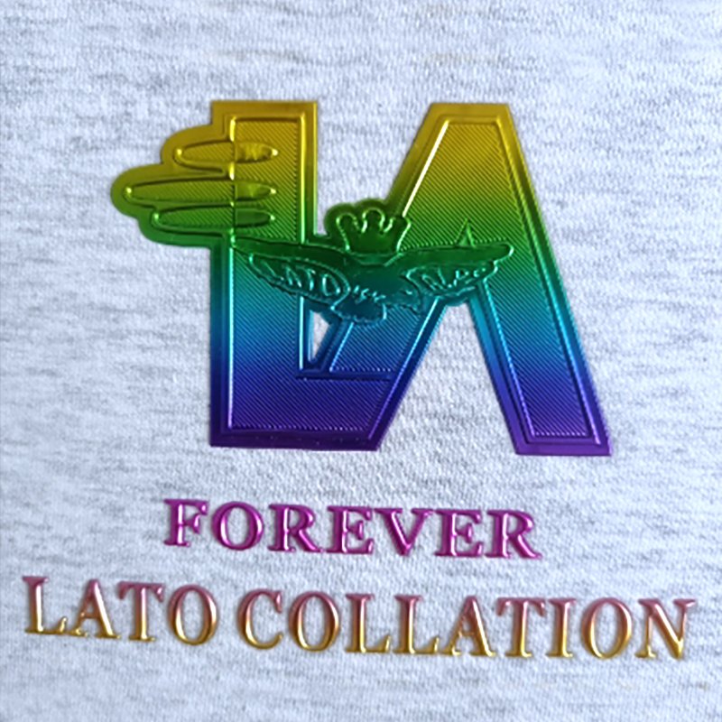 Custom Brand Name Heat Transfer Label Hologram Metal Gold Silver Embossed Logo Badge Iron On 3D Tpu Patches For Clothing Hats