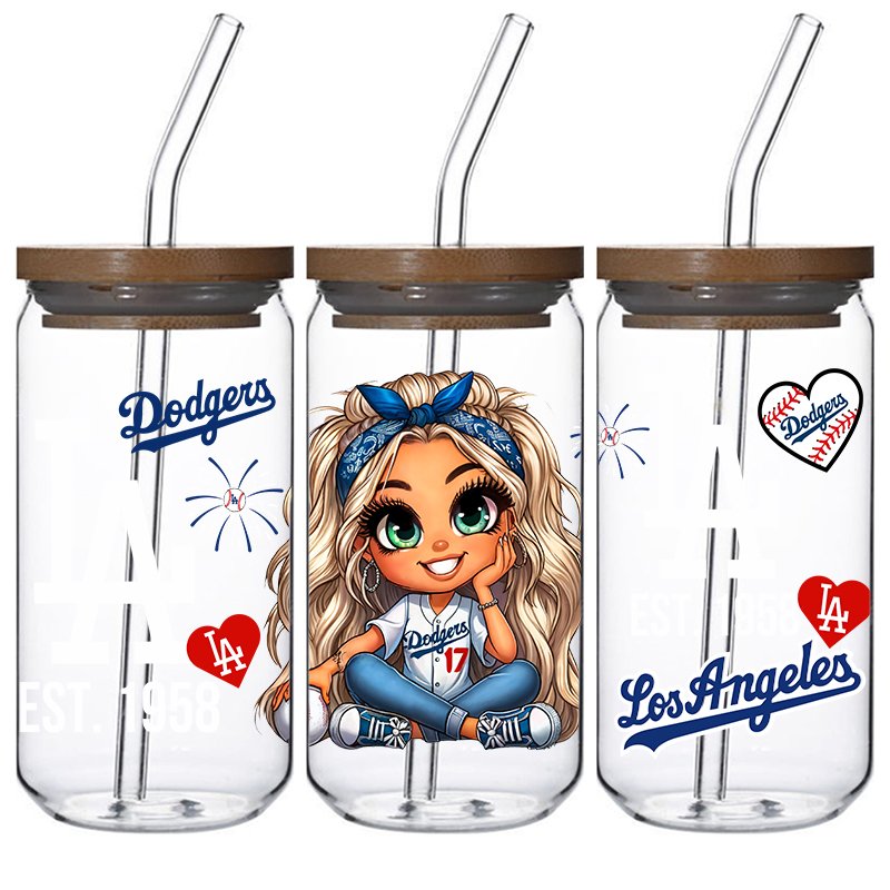 Pretty girl design Spot New Products uv dtf transfer printing a and b film uv dtf ab 16oz UV DTF Cup Wrap for cup
