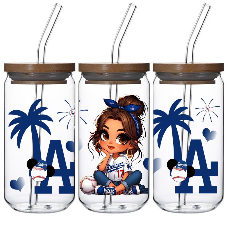 Pretty girl design Spot New Products uv dtf transfer printing a and b film uv dtf ab 16oz UV DTF Cup Wrap for cup
