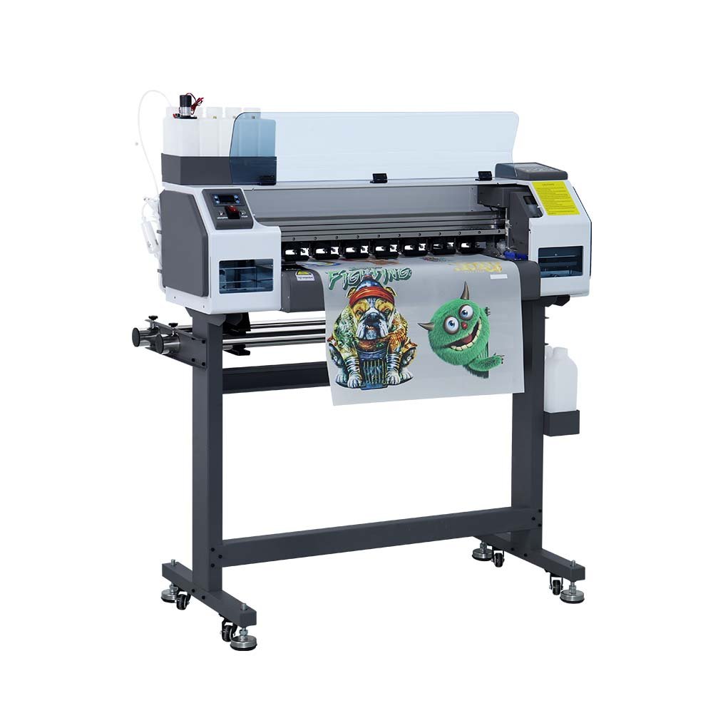 Ready To Ship T-shirt Printer 60cm DTF Printerss 2 Epson i1600 Direct To Film Roll DTF Tshirt Print Machine For Small Business