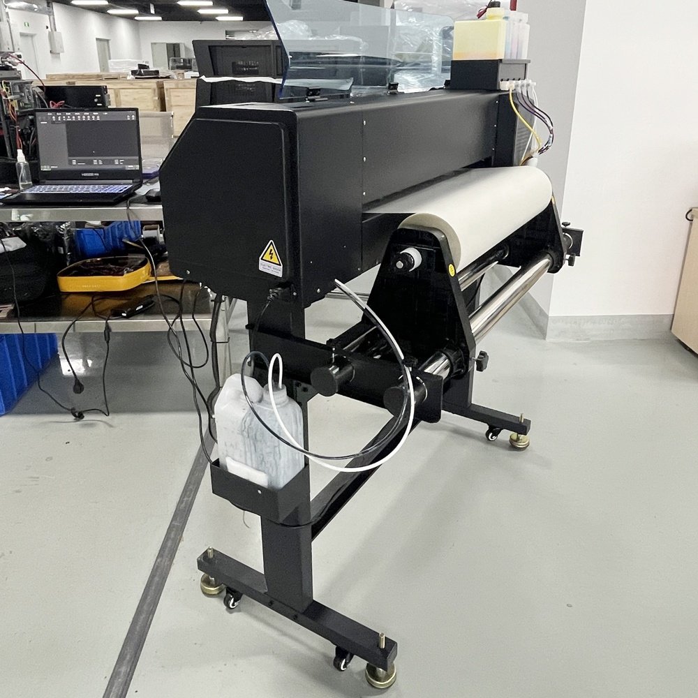 Ready To Ship T-shirt Printer 60cm DTF Printerss 2 Epson i1600 Direct To Film Roll DTF Tshirt Print Machine For Small Business