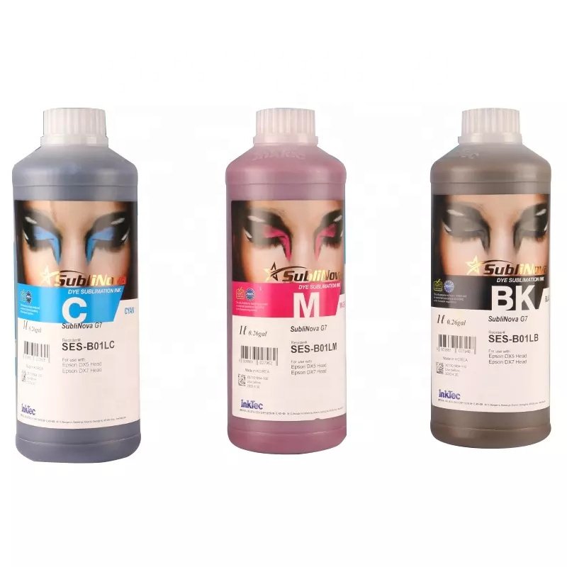 Standard version Korea Sublinova G7 SES sublimation printer ink bottle for inkjet printer
