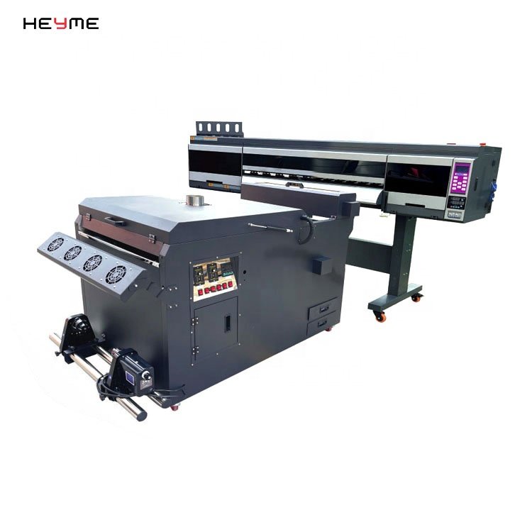 4 printhead i3200 4720 Industrial Dtf Printer 60cm Film For Tshirts Clothes Printing Machine with shaking powder Hoson