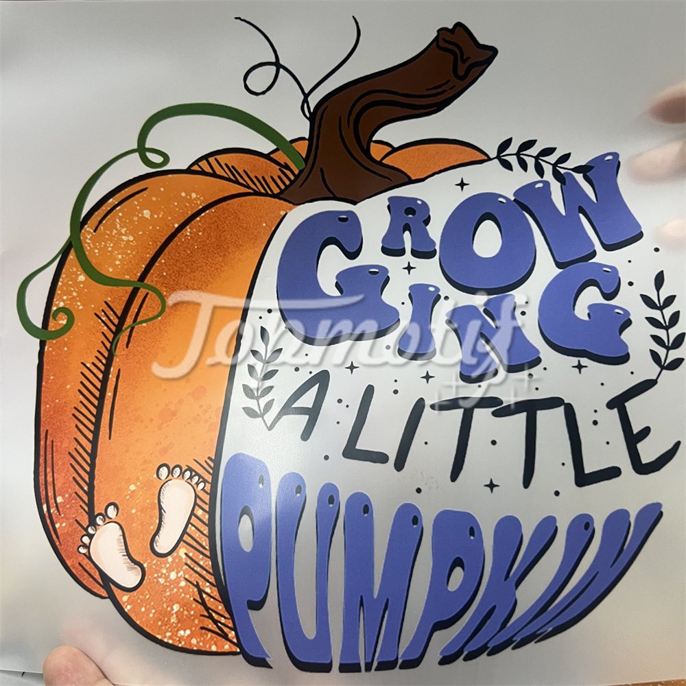 Hot selling product 2024 stay spooky halloween custom design dtf sticker ready to press heat transfer printing