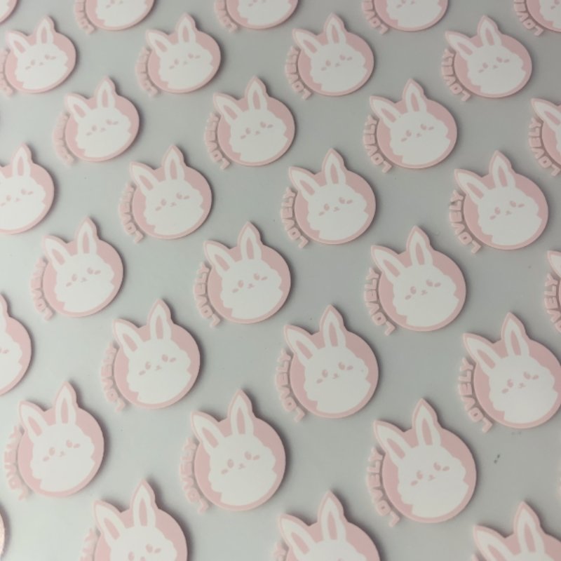 Custom 3d Stereoscopic Silicone Printing Thermal Transfer Label Using Clothing Rubber Transfer Printing Label For Heat Transfer
