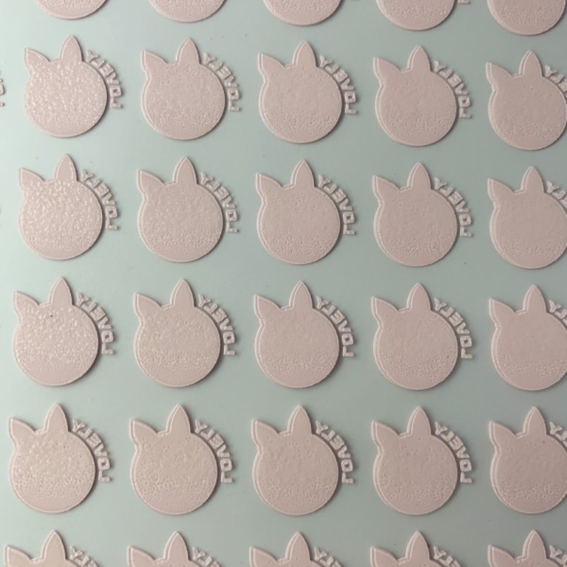 Custom 3d Stereoscopic Silicone Printing Thermal Transfer Label Using Clothing Rubber Transfer Printing Label For Heat Transfer