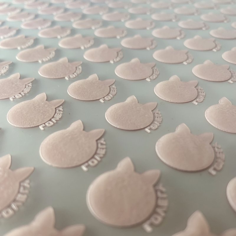 Custom 3d Stereoscopic Silicone Printing Thermal Transfer Label Using Clothing Rubber Transfer Printing Label For Heat Transfer