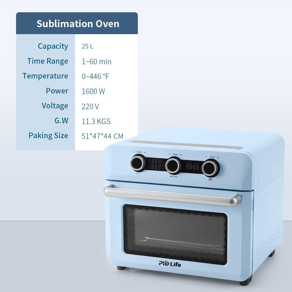 PYD Life Multifunction 25L Sublimation Oven 3D Vacuum Machine Mugs Tumblers Heat Press Machine