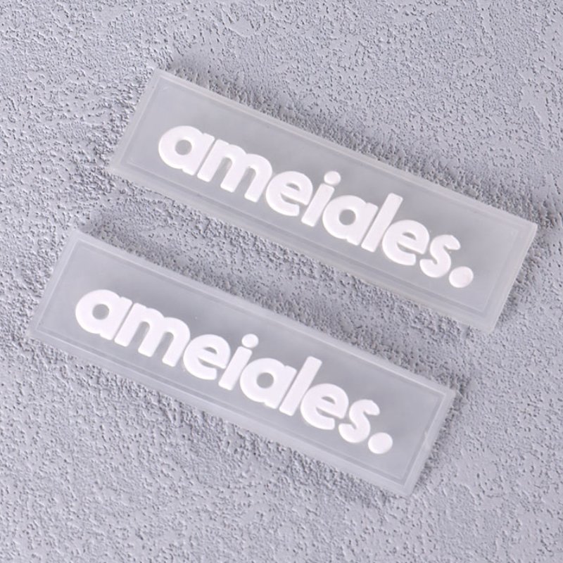 Wholesale Soft Rubber Arm Badge Colorful Oval Cartoon Rubber Business Label Shoes Hat Letter Patch Embossed Logo