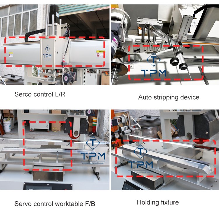 TPM Hot stamp air-conditioner panel strip for sunglass temples heat transfer printing machine