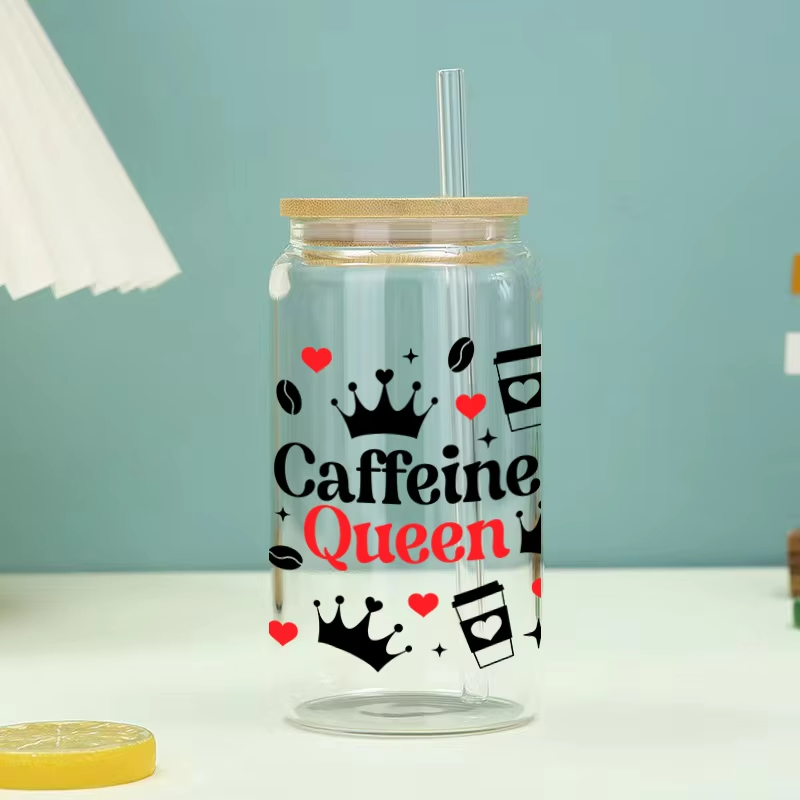 Hot Selling UV DTF Wraps Wholesale Cold Cups Clothing Custom Washable Water Transfer Printing Heat Transfer Glass DTF Transfer