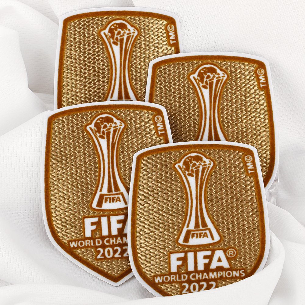 Custom Flocking Printing 3D Football Team Club Sports Logo Flock Heat Transfer Patches with Tatami Background