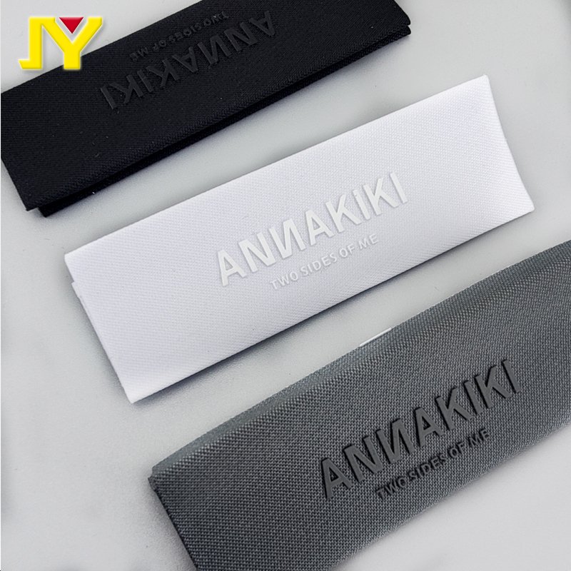 Clothing 3D Silicone Woven Label Rubber Patches Woven Label Iron/sewing On 3d Silicone Printing Labels For Garment