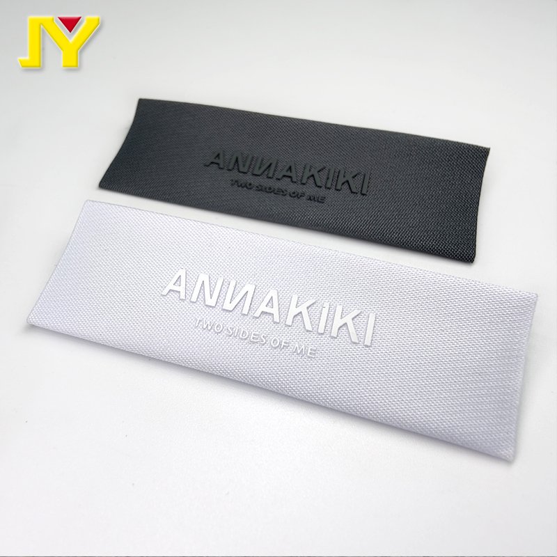 Clothing 3D Silicone Woven Label Rubber Patches Woven Label Iron/sewing On 3d Silicone Printing Labels For Garment