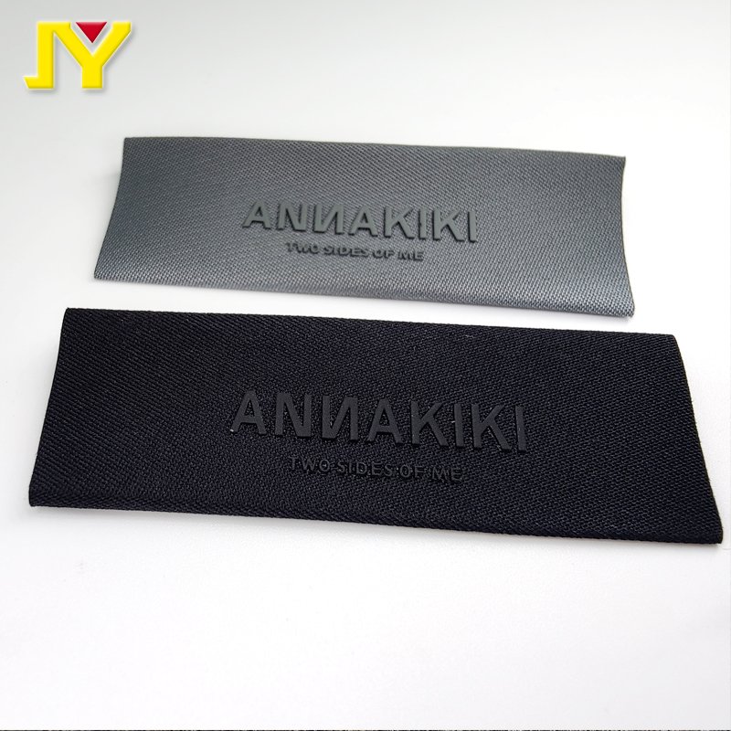 Clothing 3D Silicone Woven Label Rubber Patches Woven Label Iron/sewing On 3d Silicone Printing Labels For Garment