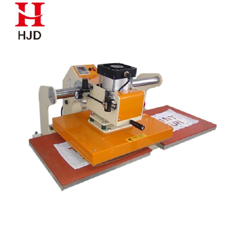 Factory supply semi-automatic heat transfer printing machine, pneumatic cylinder, T-shirt heat transfer press machine