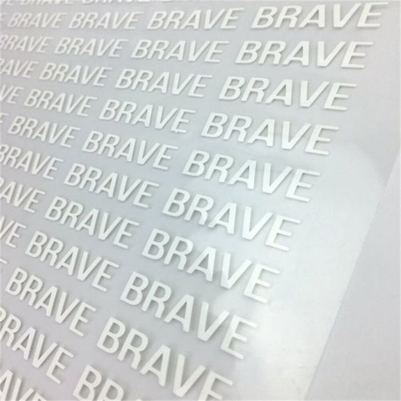 Custom clothing digital silk screen thermal press printing silicon vinyl sticker DTF heat transfer label