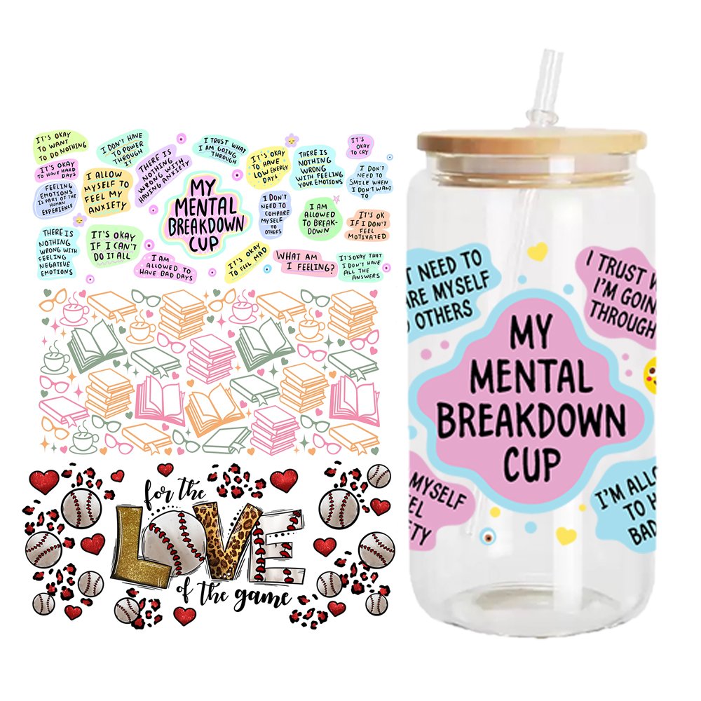 custom wraps uv dtf cup wrap transfers 24oz screenprint transfers logo dtf transfers sticker for t-shirts