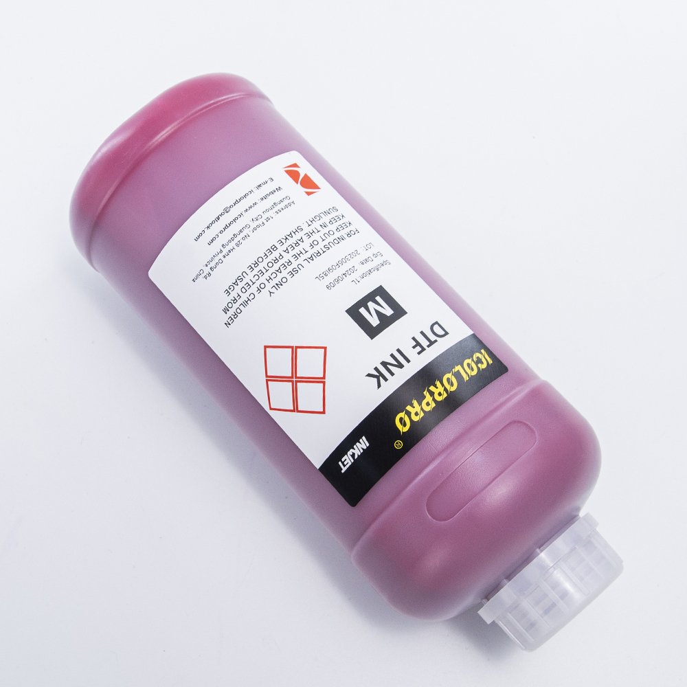 Icolorpro DTF Ink Direct to Film White Ink CMYKW Plastisol PIgment Digital Heat Transfer Printing DTF Ink For Epson Printers